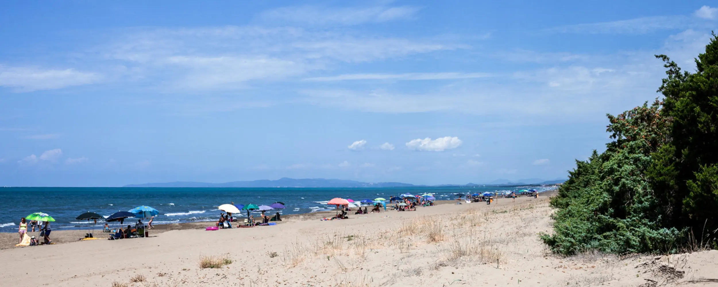 Spiagge e passeggiata di Marina di Castagneto Carducci vicino ad Acquamarina B&M Sea Apartment